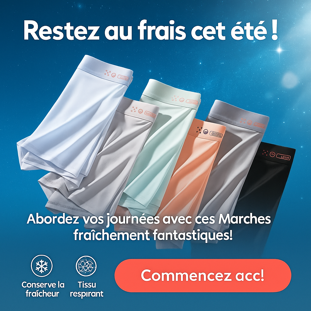 🩳6x Boxer en Soie Glacée pour Homme – Confort & Respiration 🌬️✨