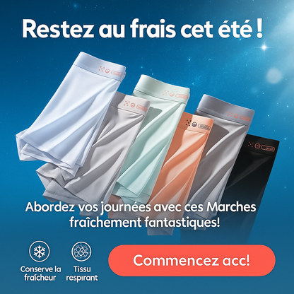 🩳6x Boxer en Soie Glacée pour Homme – Confort & Respiration 🌬️✨