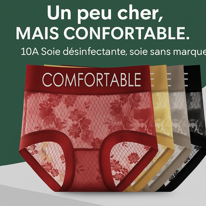 🌸5x Slips Sexy Taille Moyenne – Soie Douce, Rehaussement des Hanches & Entrejambe Allongé 🍑✨