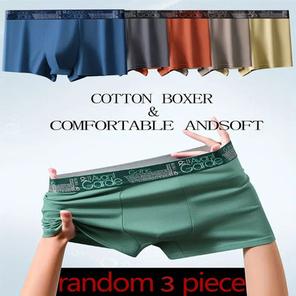 Pack de 6 Boxers Homme  Cotton  Sous-vêtements Respirants