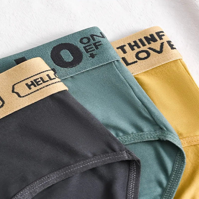 Pack de 5 Slips Homme Style HELLO – Bikini Sexy et Confortable