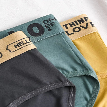 Pack de 5 Slips Homme Style HELLO – Bikini Sexy et Confortable